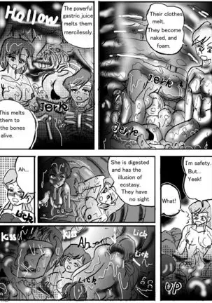 The real vore of the gaintess & Man-sucking leech fear