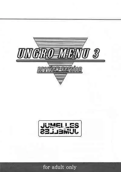 UNGRO MENU 3 preview version