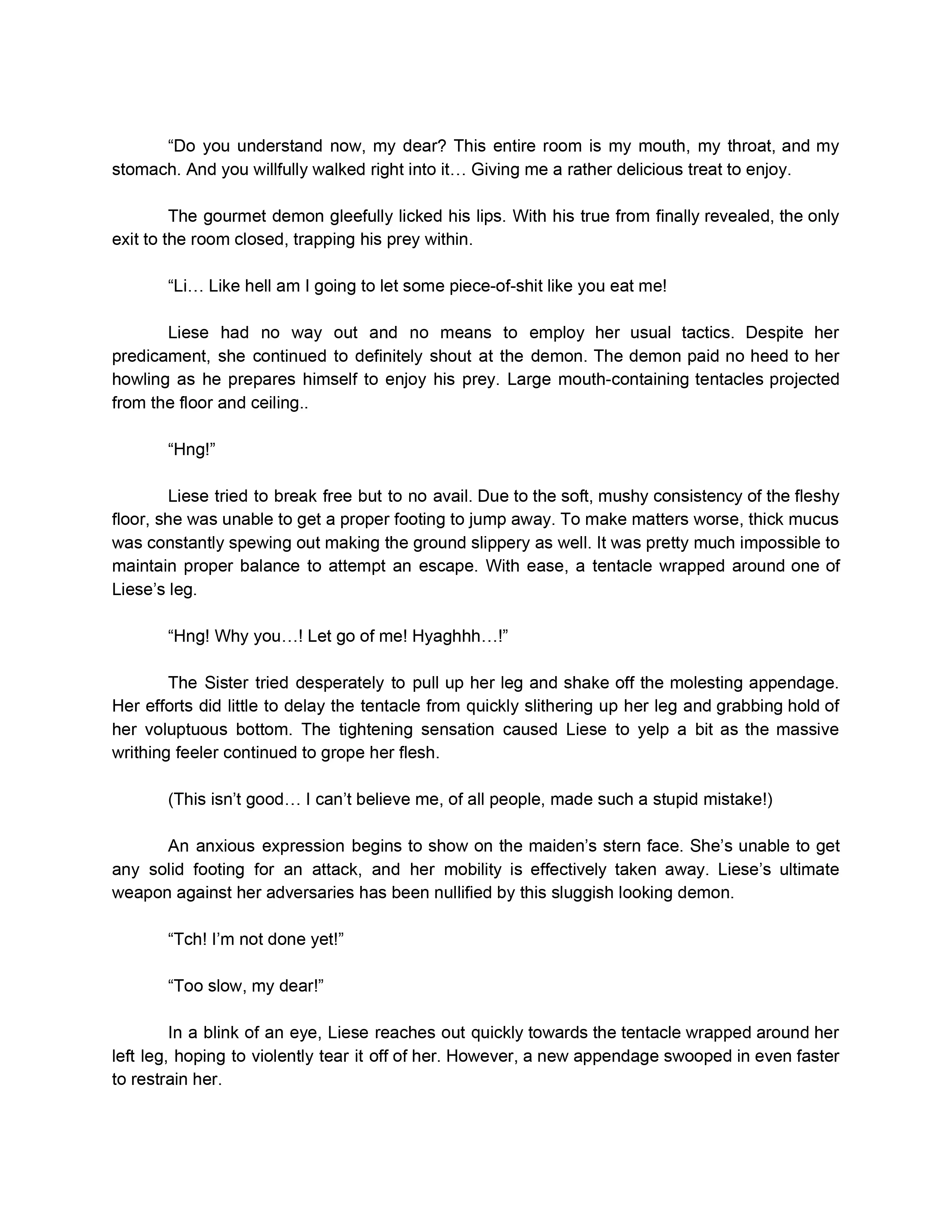 Liese Within the Hellish Slimy Prison: Appetizer Complete