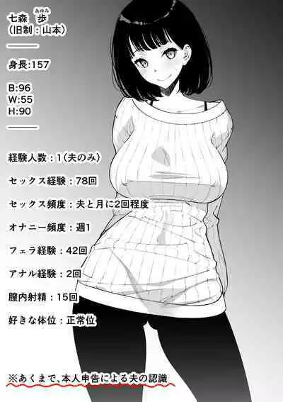 Aisai, ochiru 〜 uwaki sekkusu de Oho-goe zetchou akume suru kyonyuu tsuma no netorare o oredake ga shiranai 〜