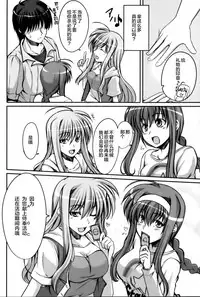 (C84) [Hagane no Naru Ki (Hagane Soushi)] Anta ni Gohoushi Campaign Ryaku shite AGC Kaisai chuu! (Mahou Shoujo Lyrical Nanoha) [Chinese] [暗黑鸽友会汉化组]
