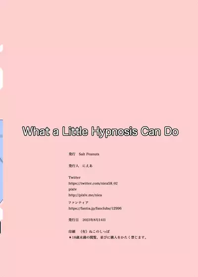 What a Little Hypnosis Can Do