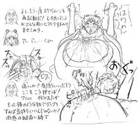 [8 no Ji Club (Hyou)] Blog Sketches - part 2 (Sailor Moon Story)