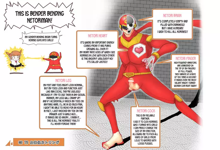 Nyotaika Netoriman ~Aisuru Hito ga Miteiru Mae de Nyotai ni Kaerare Netorareru 4-nin no Otoko-tachi~