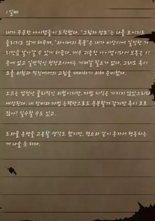 Sage Lavinia's Last Note ~ In the ruin of orc fort ~