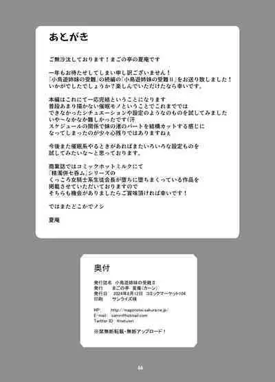 Takanashi Shimai no Junan II - saimin sisters