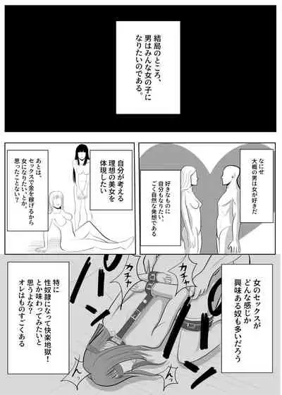 TSをする。性奴隷になる。