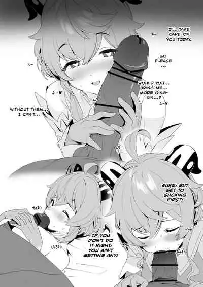 [Kanzarin] Ganyu's Ero Manga (Genshin Impact) [English]