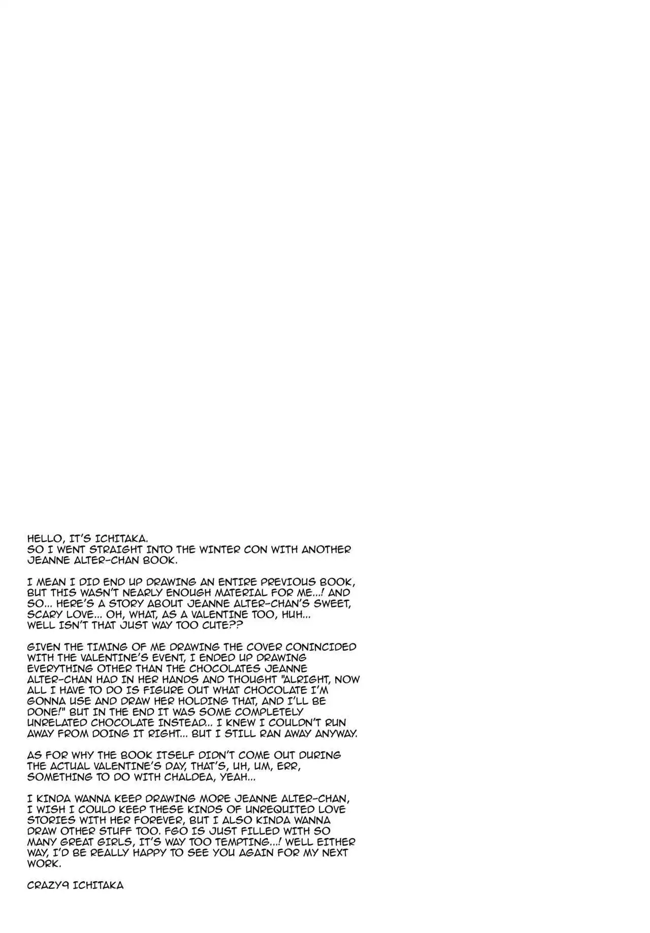 C9-28 Jeanne Alter-chan to Valentine Daisakusen | | Little Ms. Jeanne Alter’s Valentine Crusade