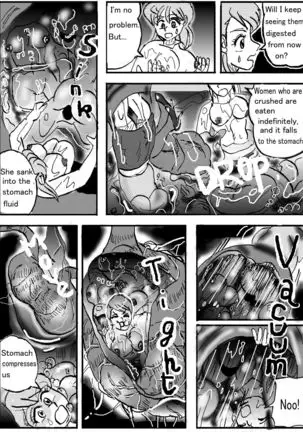 The real vore of the gaintess & Man-sucking leech fear