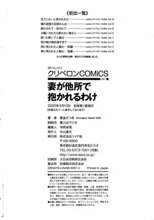 Tsuma ga Yoso de Dakareru Wake