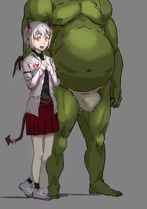 Tenshi-chan vs Orc-kun