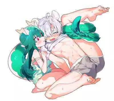 [UsachanGET]♂ ga uke. Ryokuryū-chan × nezumi-kun｜♂吃掉小公鼠。小绿龙x家鼠同学[中文] [橄榄汉化组]