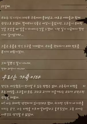 Sage Lavinia's Last Note ~ In the ruin of orc fort ~