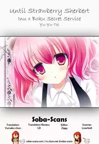 (Mimiket 26) [Yu-Yu-Tei (Minakami Rinka)] Until Strawberry Sherbet (Inu x Boku SS) [English] [soba-scans]