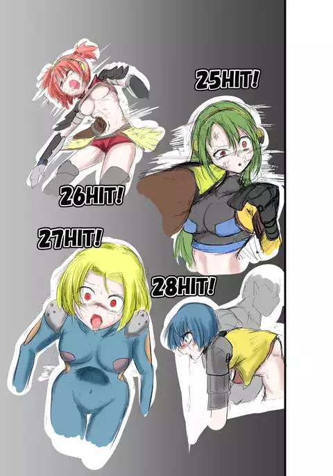 rough sketch of blow ryona