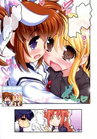 (C82) [STUDIO HUAN (Raidon)] New NanoFei. School! 3 + 4 ALL Full Color Soushuuhen (Magical Girl Lyrical Nanoha) [Textless]